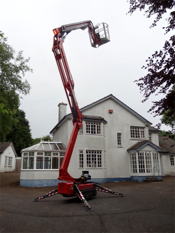 Cherry Picker for hire with operator from P.J. Services - counties Sligo, Donegal, Leitrim, Fermanagh, Tyrone, Derry, Down, Antrim & Armagh, Ireland